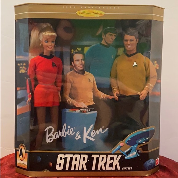 1996 star trek barbie and ken